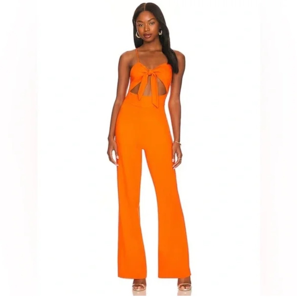 Lita by Ciara revolve brand NWOT tie front orange size XXL jumpsuit
